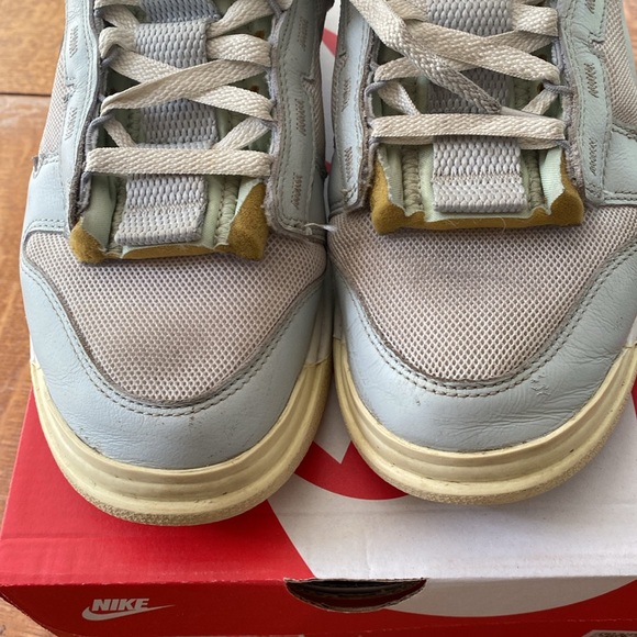 EUC Nike Air Dunk Jumbo with box size 9 mens in sail/light silver-mint foam. - Picture 12 of 14